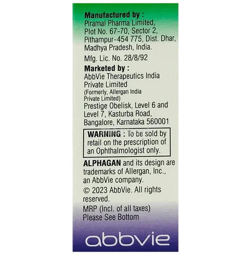 alphagan p drops 5 ml